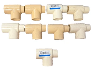 Nibco - CPVC 3/4" x 1/2" x 3/4" TEE (10 pack) - Picture 1 of 3