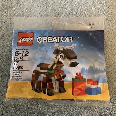 NEW POLYBAG LEGO CREATOR 2016 HOLIDAY REINDEER PRESENTS WITH 77 PIECES-30474 - Image 1 of 4