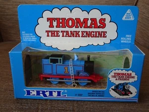 Ertl Thomas the Tank Engine and Friends Thomas 1990 boxed sticker face #1237 - Picture 1 of 13