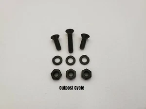 Lucas Tail Light Black Mounting Hardware Screw Set - Bild 1 von 2
