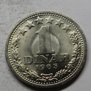 Yugoslavia Dinar 1963 Aluminum KM#36 UNC - Picture 1 of 2