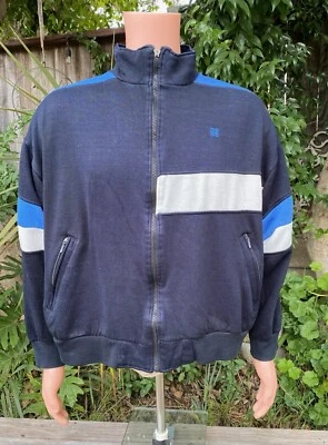 VTG 90s Givenchy Jacket Blue Color Block Multicolor Zip Up USA Made Size L - Image 1 of 4