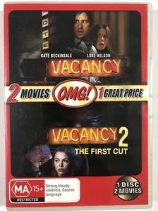 Vacancy / Vacancy 2 The First Cut DVD 2009 Region 4 Luke Wilson - Picture 1 of 2
