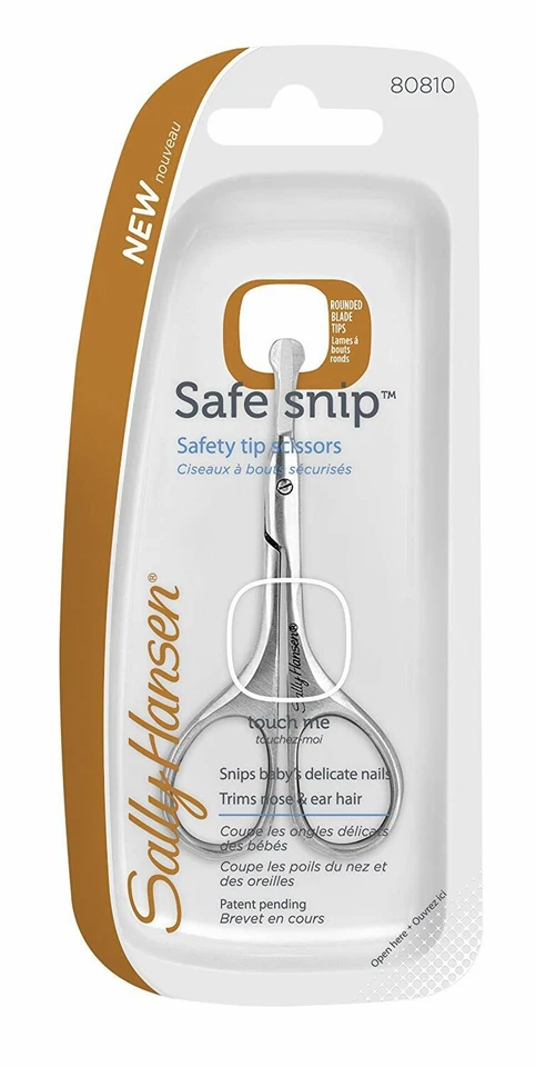 Sally Hansen Punta de Seguridad para Cortar Fosa Nariz Tijeras Cortar Uñas de Bebé - 80810 Foto 1 de 1