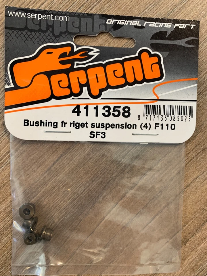 Serpent Bushing Ball fr Ridged Suspension (4) F110 SF2/SF3 411358 - Image 1 of 1