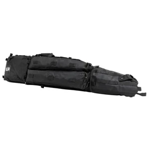 NCSTAR Drag Bag 45" Rifle Case Nylon Black w/ Backpack Shoulder Straps CVDB2912B - Picture 1 of 3