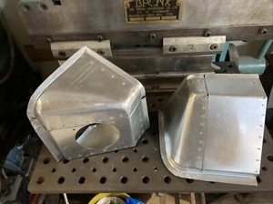 New galvanised Land Rover Defender Or Series 3 Lower Dash WiperMotor Cover - Picture 1 of 8