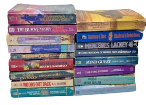 Assorted Lot of 16 Paperback Books Fantasy Del Ray Bantam Ace DAW Mostly Vintage - Picture 1 of 15