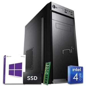 PC fisso assemblato intel quad-core 8gb ram DDR4 SSD 240gb windows 10 pro WIFI - Foto 1 di 5