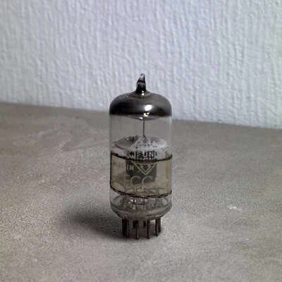 Telefunken ECC81 = CV455 Röhre, geprüft mit Funke W19S, tube - Bild 1 von 4