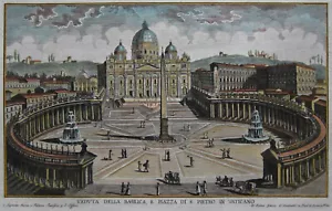 Petersdom - St. Peter's Church - Antonelli 1770 - Rom - Roma - Rome - Bild 1 von 3
