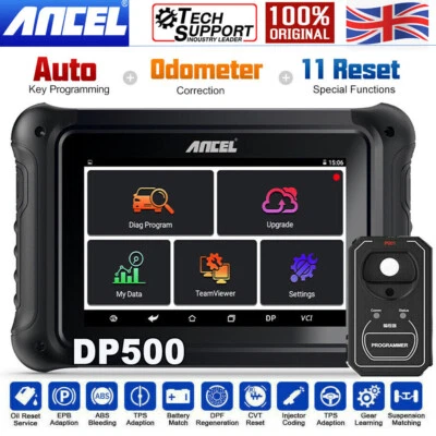 ANCEL DP500 Mileage Odometer Correction Diagnostic OBD2 K~y P~ogramming Scanner - Image 1 of 4