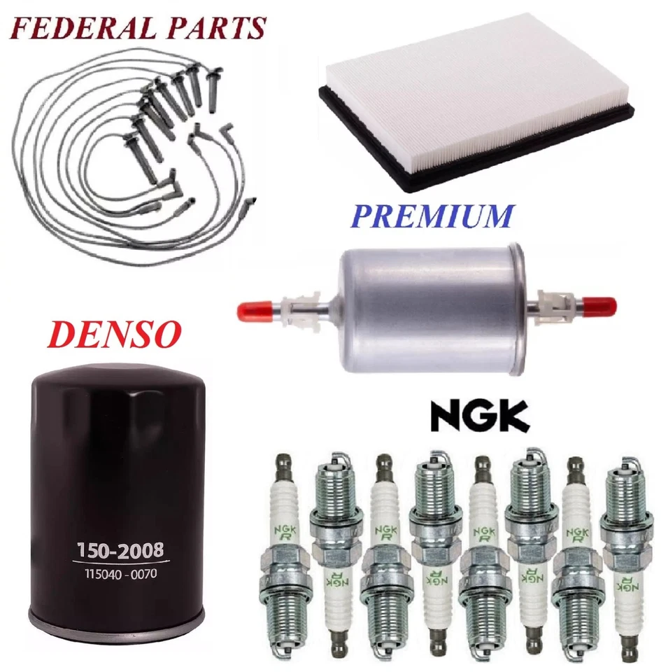 Tune Up Kit Filters Wire Plugs For CADILLAC SEVILLE V8 4.6L 1993-1994 - Image 1 of 1