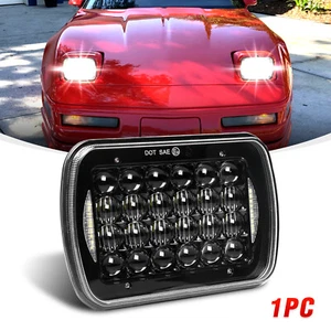 DOT 5X7" 7x6'' LED Headlight Halo DRL Hi/Lo Beam For Chevy C4 Corvette 1984-1996 - Picture 1 of 12