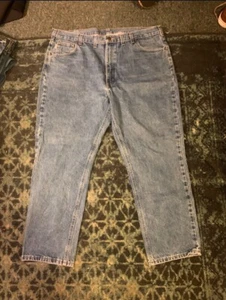 Carhartt Jeans Herren 44x30 Relaxed Fit Baggy Loose Workwear Faded Denim B18-DST - Bild 1 von 3