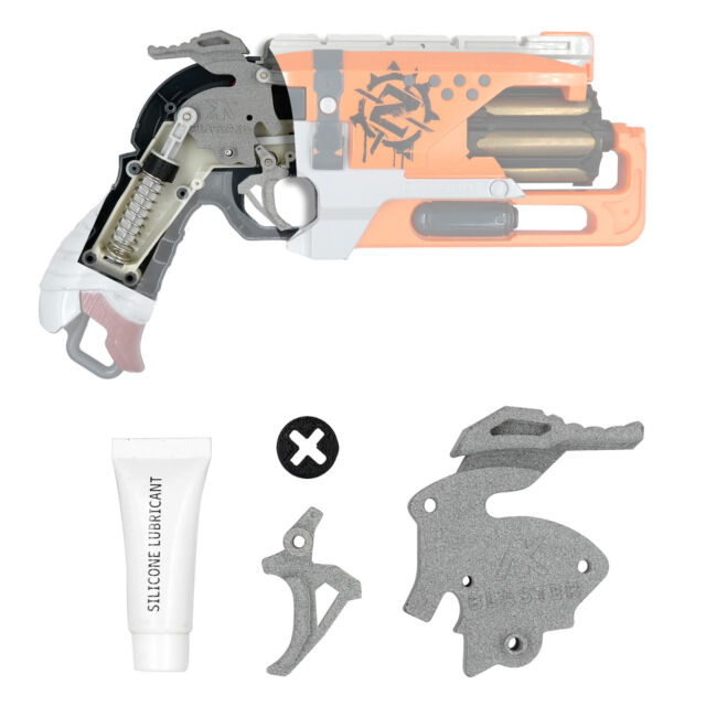 Kit Arma Nerf Blaster + Colete + Acessórios + 60 Dardos Bala