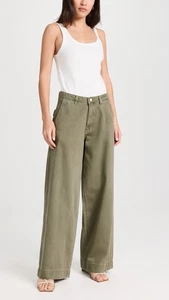 Jeans vintage relajados DL1961 Zoie en 'verde alpino' - talla 26 - nuevos con etiquetas - Imagen 1 de 10