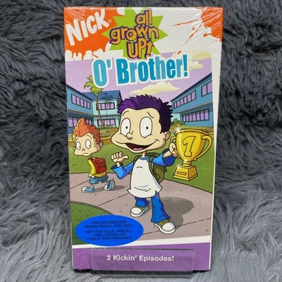 All Grown Up O Brother VHS Tape 2004 Nickelodeon Promotional Late Release Sealed - Image 1 of 4