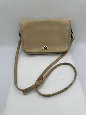 Bolso de mano bandolera Coach vintage de cuero con bolsillo 9755 Foto 1 de 4