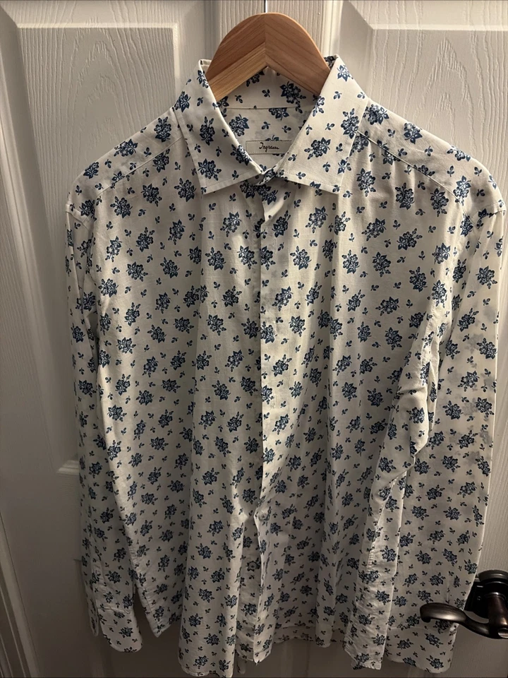 Camisa con botones Ingram para hombre talla grande con estampado floral Foto 1 de 4