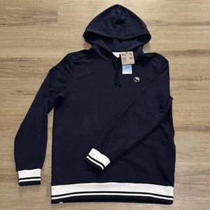 Puma AP Cloudspun Golf Hoodie Arnold Palmer Navy Blue Men UPF Medium M NWT - Picture 1 of 6