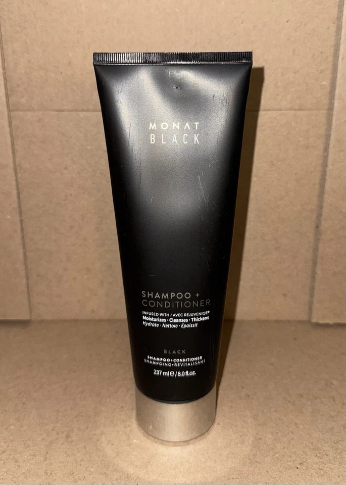 Champú + acondicionador negro MONAT - 8 fl oz - infundido con rejuveniqe - NUEVO Foto 1 de 4