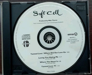 Soft Cell: Tainted Love/Where Did Our Love Go 1981 12" Mix/1991 Remix CD Single - Picture 1 of 4