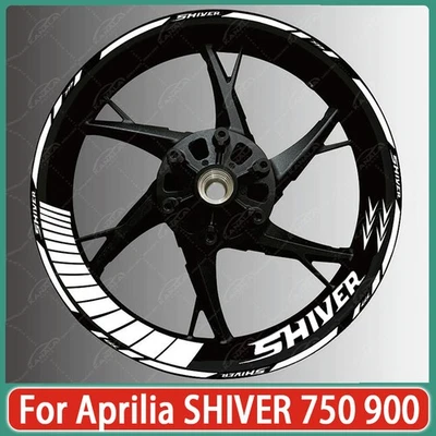 For Aprilia SHIVER 750 900 17Inch Hub Stickers Reflective Rim Decal Decorative Foto 1 de 4