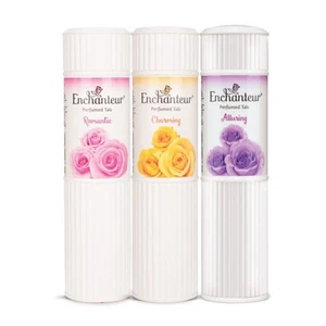 Enchanteur Perfumed Talc for Women Romantic  + Charming + Alluring 250ml Each - Picture 1 of 3