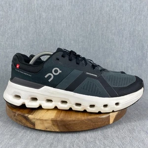 On Cloudrunner 2 Scarpe Uomo Taglia 9,5 Nero Sneakers NO SOLETTE Corsa Atletica - Foto 1 di 10
