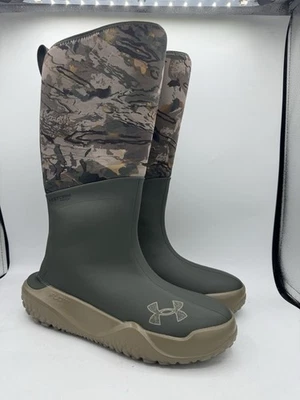 Botas Under Armour camufladas a prueba de tormentas de goma de caza 6000821-310 para hombre talla 9,5 Foto 1 de 4