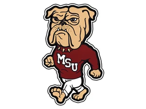 #0326 Mississippi State MSU Mascota Logo Adhesivo Universitario Calcomanía de Vinilo Impermeable - Imagen 1 de 1