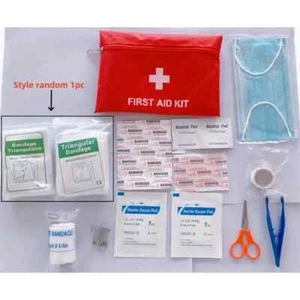 Complete First Aid Kit for Home, Camping & Hiking - Essential Supplies with Band - Picture 1 of 3