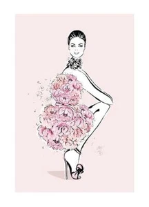 Poster You Wear Flowers Poster per arredo camera soggiorno Stampa Declea home - Picture 1 of 20