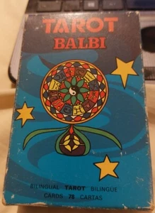 TAROT BALBI FORTUNE TELLING CARDS DECK ORACLE FOURNIER VINTAGE 1976 IN SPANISH - Picture 1 of 7