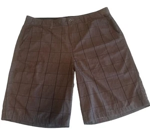Men’s Trinity BLACK & GRAY Plaid Hybrid Shorts Size 40 EUC - Picture 1 of 10
