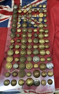 NICE LOT OF CANADA MILITIA AND REGIMENTAL BUTTONS - Picture 1 of 24