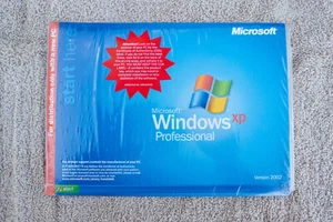 Microsoft Windows XP Professional Version 2002 SP-1a OEM for 1-2 PC - Picture 1 of 2