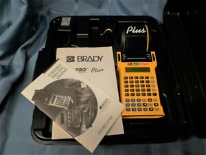 BRADY ID PRO PLUS Wire Marker Printer w/ case,Manual & Charger