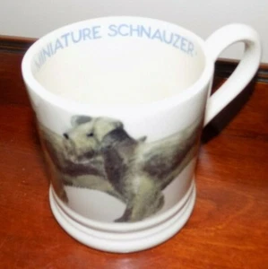 NEU EMMA BRIDGEWATER MINIATUR SCHNAUZER 1/2 PINT BECHER