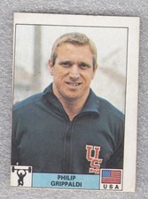Sticker weightlifting Phil Grippaldi USA Olympics Montreal 1976 Panini D Novine
