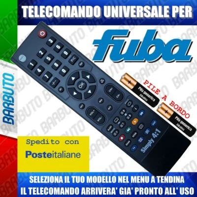 TELECOMANDO UNIVERSALE FUBA, SCEGLI IL TUO MODELLO, LO RICEVERAI GIA PRONTO - Immagine 1 di 2