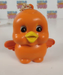 Orange Chick Sankyo 1974 Vintage Music Box New Cradle Colors Sounds Bird - Picture 1 of 2