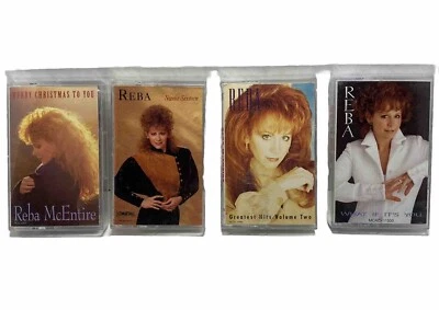 REBA McENTIRE Cassette Tape Lot Of 4 Country Music 1987- 1996 Love Greatest Foto 1 de 4