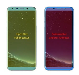 2 uds lámina protectora para Bluboo S8 + incl. lámina flexible redondeada dipos protector de pantalla - Imagen 1 de 4