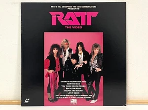 Ratt The Video 1985 Laserdisc LD Japan Hard Rock 05JL-50101 W/Insert - Picture 1 of 4