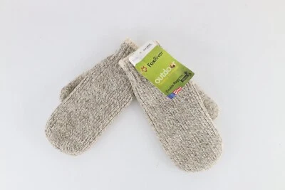 Guantes de lana Deadstock vintage años 90 Streetwear doble trapo mitón grandes Foto 1 de 3