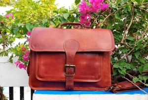 Handgefertigte neue Herren-Schultertasche Umhängetasche Leder Kuriertasche La... - Bild 1 von 7