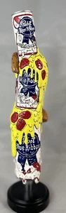 Pabst Blue Ribbon DELA DESO MELTING PIZZA ARTIST SERIES Hand Painted Tap Handle - Picture 1 of 12