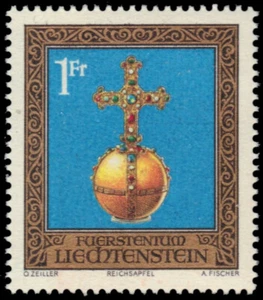 LIECHTENSTEIN 569 - Holy Roman Empire "Royal Orb" (pb44697) - Picture 1 of 1